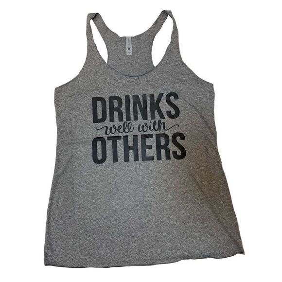 $5 ADD ON ITEM NWT Next level apparel “drinks well with others” Razorback - Picture 6 of 12